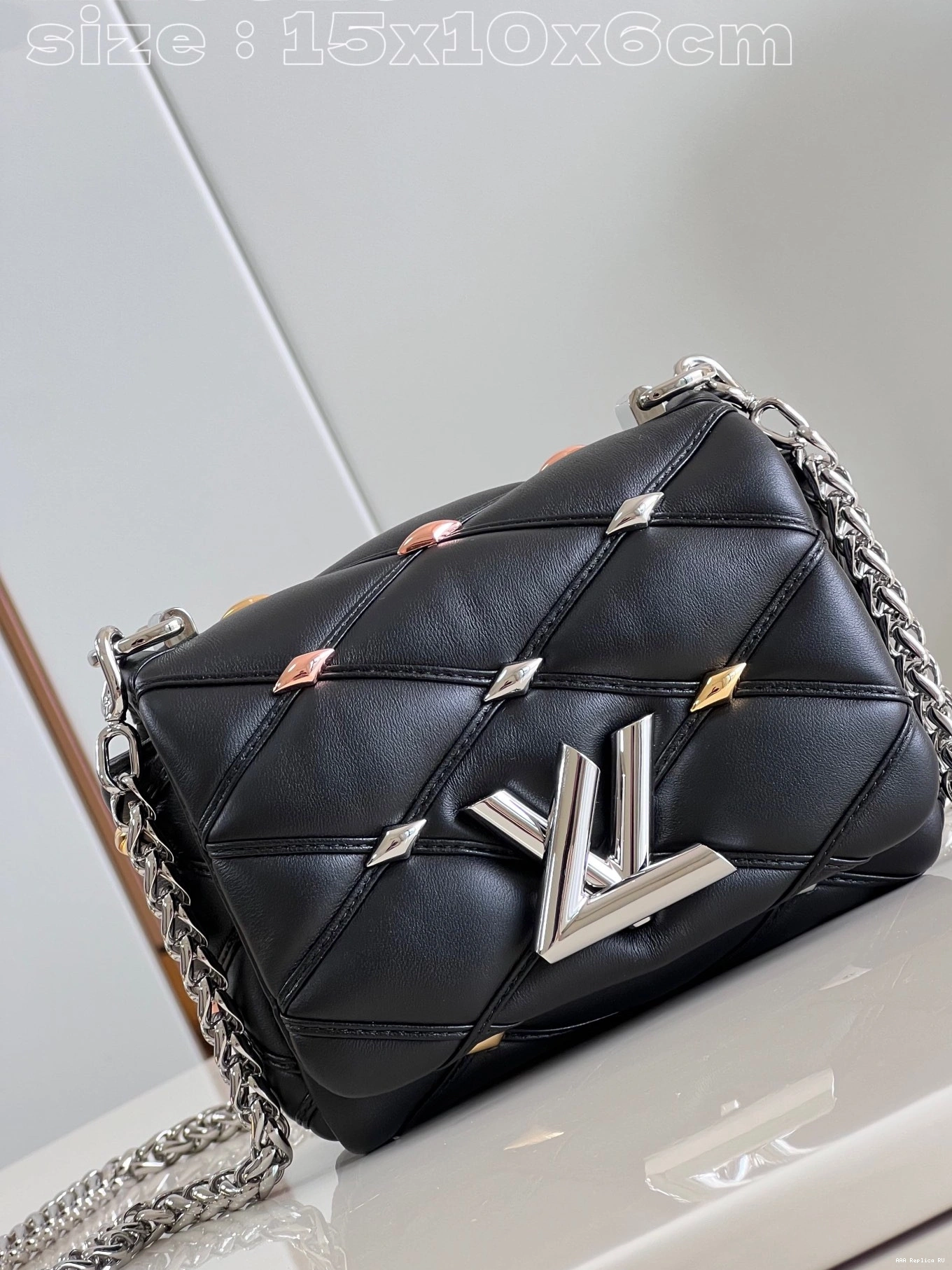 Aaa replica bags Pico GO-14-15*10*6.5cm LOUIS VUITTON 0731